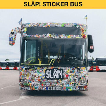 Stencibility SLÄP! Sticker Exhibition
