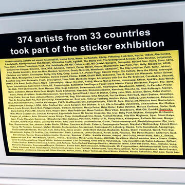 Stencibility SLÄP! Sticker Exhibition https://cara.app/post/ffabeca6-7f3b-45c9-a7df-867e15ab43d4